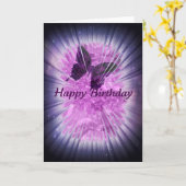 Happy Birthday Karte (Gelbe Blume)