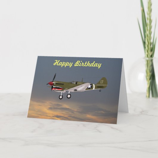 Happy Birthday Karte (Vorderseite)