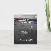 Happy Birthday Karte (Vorderseite)