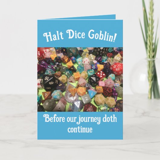 Happy Birthday Karte (Vorderseite)