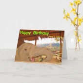 Happy Birthday Karte (Gelbe Blume)