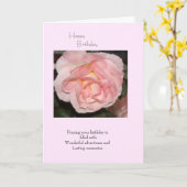 Happy Birthday Karte (Gelbe Blume)