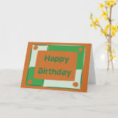 Happy Birthday Karte (Gelbe Blume)
