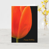 Happy Birthday Karte (Gelbe Blume)