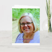 Happy Birthday Karte (Rückseite)