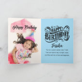 HAPPY Birthday Karte (Innenseite)