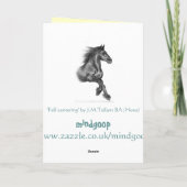 Happy Birthday Karte (Rückseite)