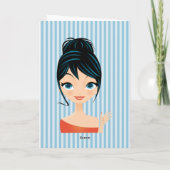 Happy Birthday Karte (Rückseite)