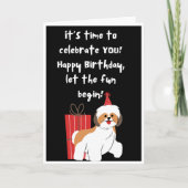 Happy Birthday Karte (Vorderseite)