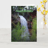 Happy Birthday Karte (Gelbe Blume)