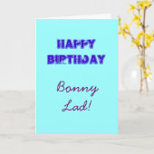 Happy Birthday Karte (Gelbe Blume)