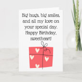 Happy Birthday Karte (Vorderseite)