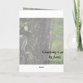 Happy Birthday Karte (Rückseite)