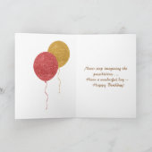 Happy Birthday Karte (Innenseite)