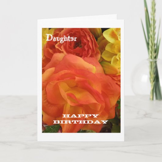 Happy Birthday Karte (Vorderseite)