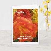 Happy Birthday Karte (Gelbe Blume)