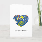 Happy Birthday Karte (Rückseite)