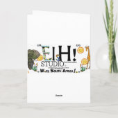 Happy Birthday Karte (Rückseite)