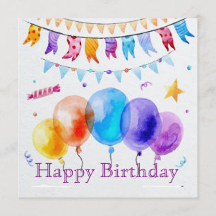 Happy Birthday Karte