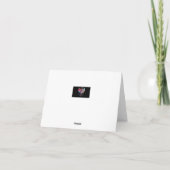 Happy Birthday Karte (Rückseite)