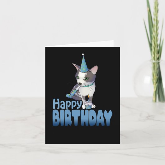 Happy Birthday Karte (Vorderseite)