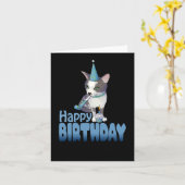 Happy Birthday Karte (Gelbe Blume)