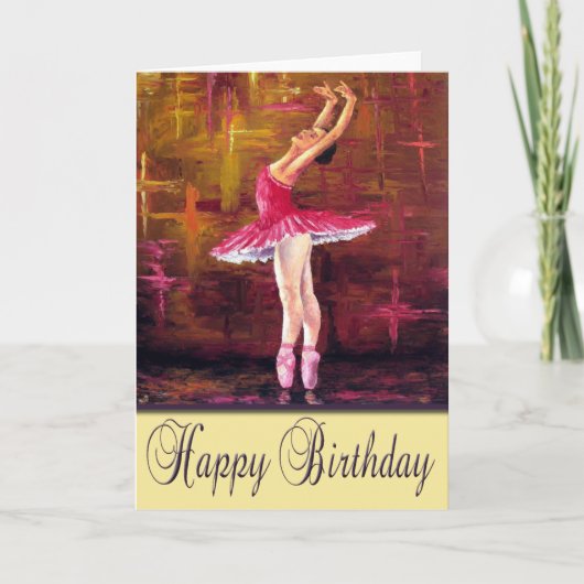 HAPPY BIRTHDAY KARTE (Vorderseite)