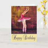 HAPPY BIRTHDAY KARTE (Gelbe Blume)