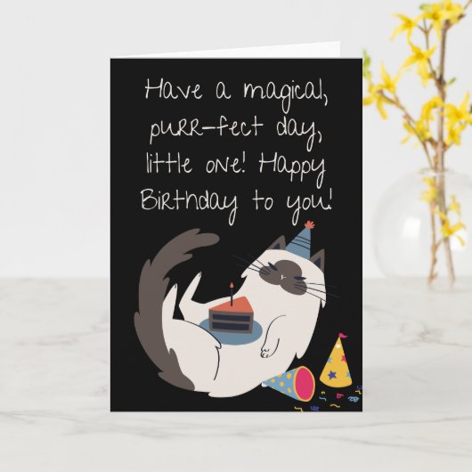 Happy Birthday Karte (Gelbe Blume)