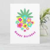 Happy Birthday Karte (Stehend Vorderseite)