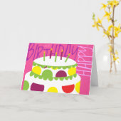 Happy Birthday Karte (Gelbe Blume)