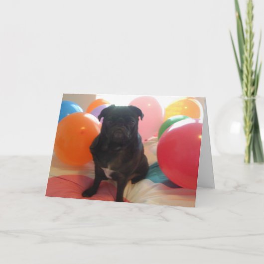 Happy Birthday Karte (Vorderseite)