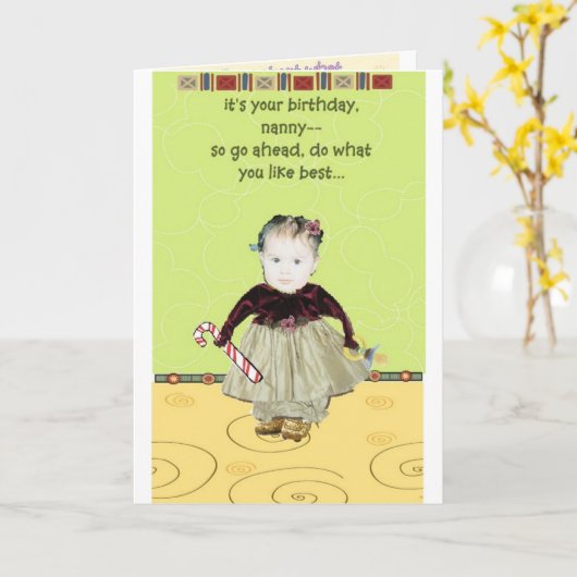 Happy Birthday Karte (Gelbe Blume)