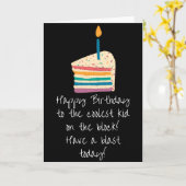 Happy Birthday Karte (Gelbe Blume)