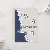 Happy Birthday Karte (Vorderseite/Rückseite Beispiel)