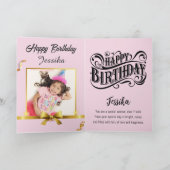 HAPPY Birthday Karte (Innenseite)