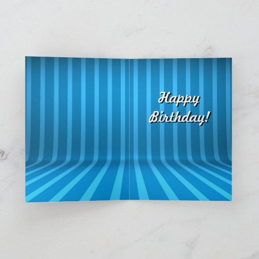 Happy Birthday Karte (Innenseite)