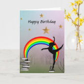 Happy Birthday Karte (Gelbe Blume)