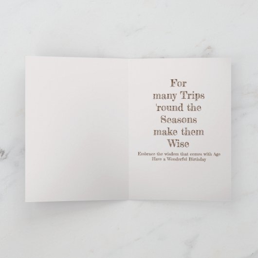 Happy Birthday Karte (Innenseite)