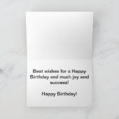 Happy Birthday Karte (Innenseite)