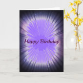 Happy Birthday Karte (Gelbe Blume)