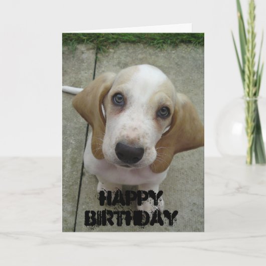 Happy Birthday Karte (Vorderseite)