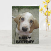 Happy Birthday Karte (Gelbe Blume)