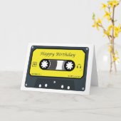 Happy Birthday Karte (Gelbe Blume)