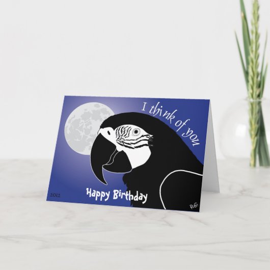 Happy Birthday Karte (Vorderseite)