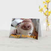 Happy Birthday Karte (Gelbe Blume)