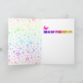 Happy Birthday Karte (Innenseite)