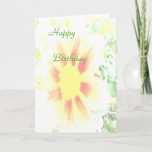 Happy Birthday Karte (Vorderseite)