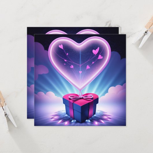 Happy Birthday Karte (Vorderseite/Rückseite Beispiel)