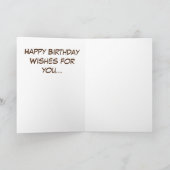 Happy Birthday Karte (Innenseite)